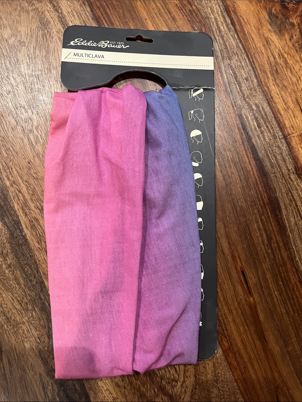 Eddie Bauer Womens Pink and Purple Gradient Multiclava